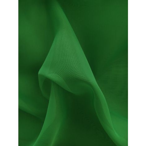 Шифон тюль зеленый