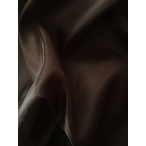 Ткань подкладочная темно-коричневая
