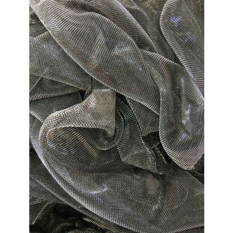 Сітка металік хамелеон чорна / срібло