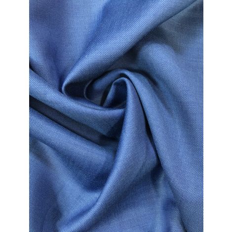 Костюмна вовна шовкова синя (Італія)